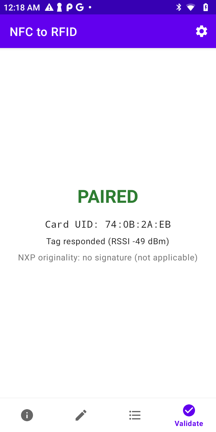 Validate