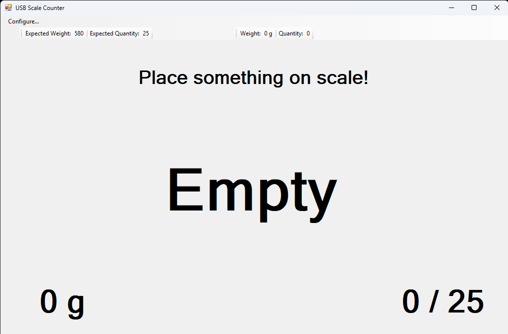 Empty Scale