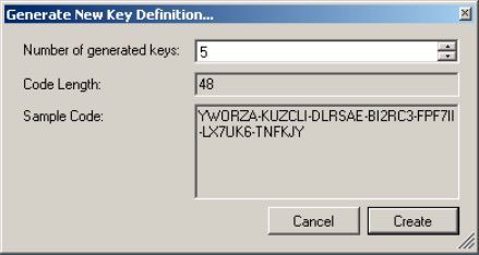 Definition Generator Window
